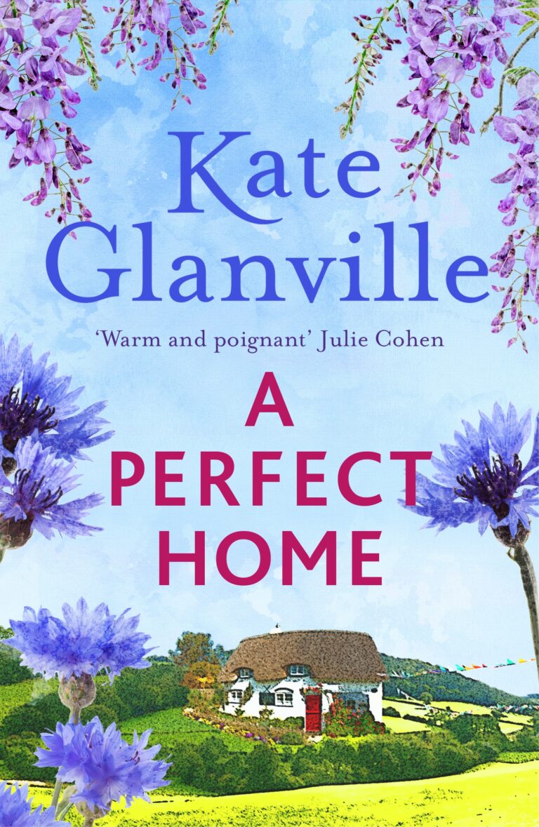 A Perfect Home book cover, sunny blue sky meadow